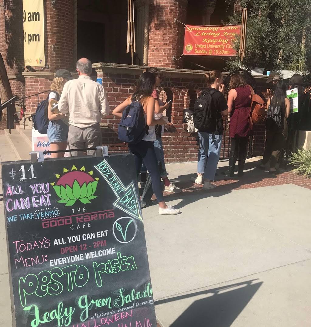 GOOD KARMA CAFE | restaurant | 3651 Vermont Ave, Los Angeles, CA 90007, USA | 2133733606 OR +1 213-373-3606