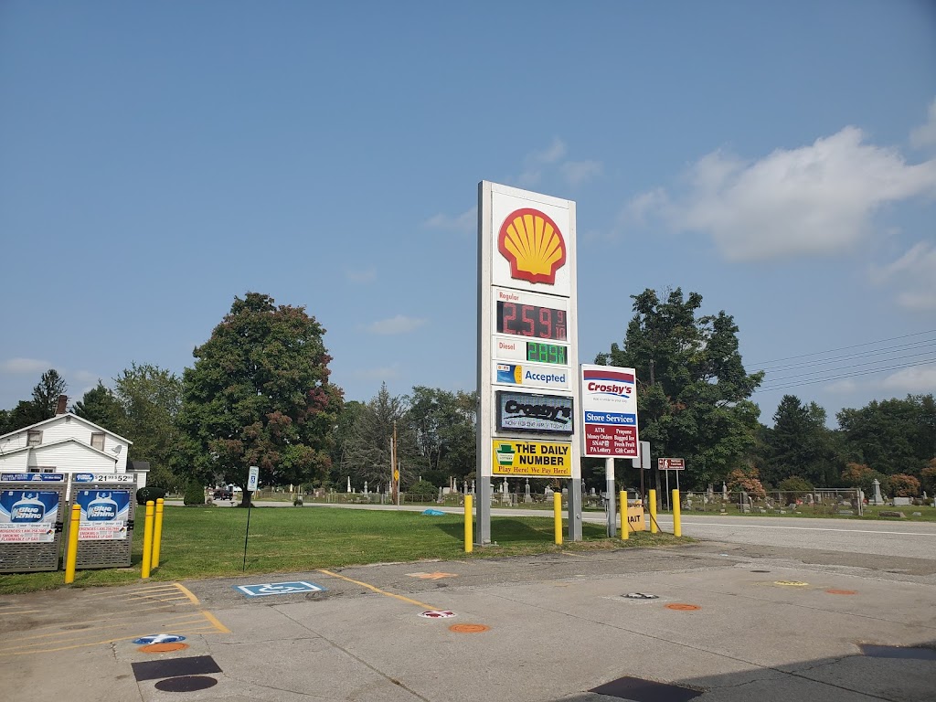 Shell | restaurant | 13850 Wattsburg Rd, Wattsburg, PA 16442, USA | 8147399494 OR +1 814-739-9494
