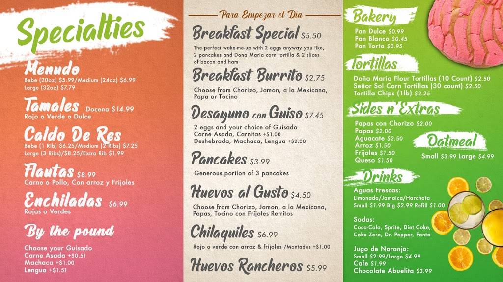 Señor Sol Restaurant | restaurant | 6215 Upper Valley Rd, El Paso, TX 79932, USA | 9158775553 OR +1 915-877-5553