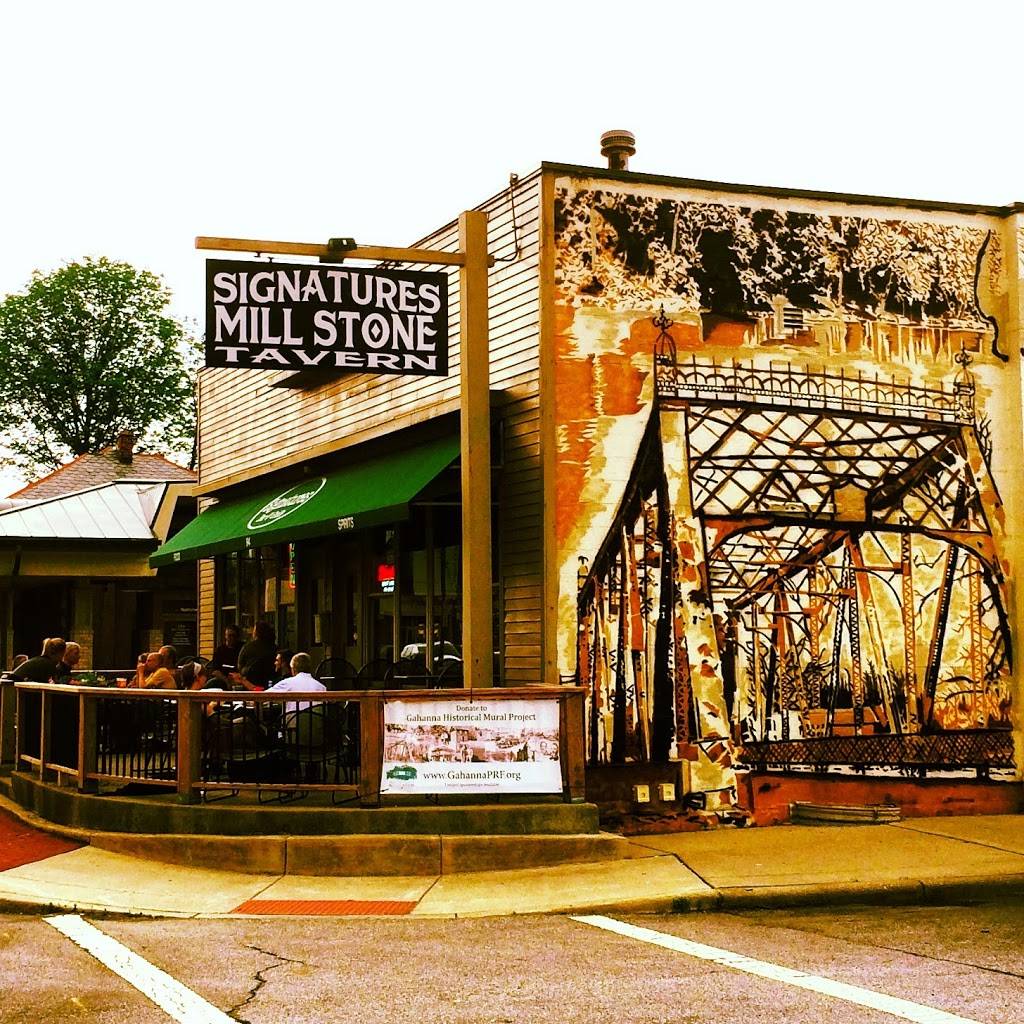 Signatures Mill Stone Tavern | restaurant | 94 Mill St, Gahanna, OH 43230, USA | 6144752220 OR +1 614-475-2220