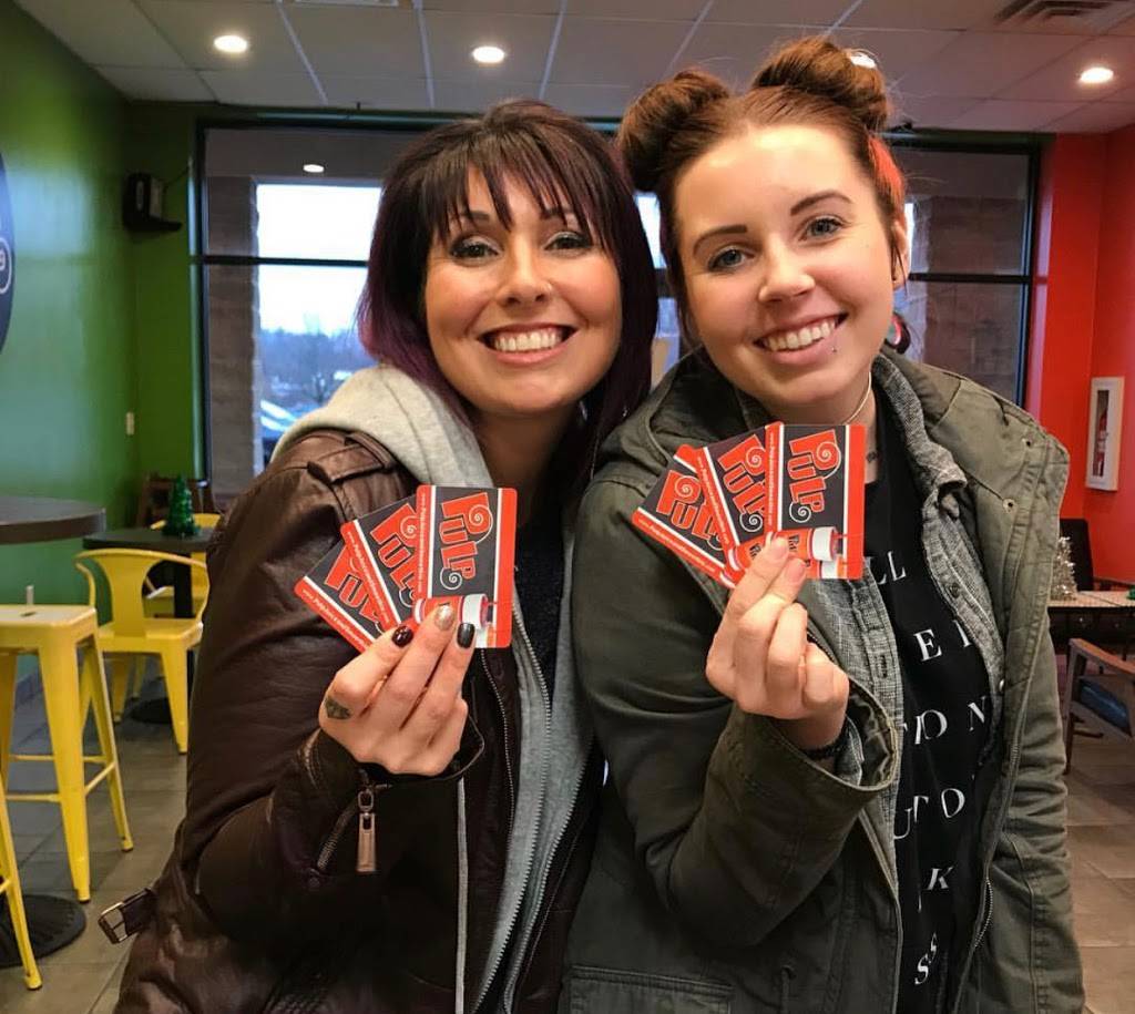 Pulp Juice and Smoothie Bar | restaurant | 1449 Boardman-Canfield Rd, Youngstown, OH 44512, USA | 2342544014 OR +1 234-254-4014