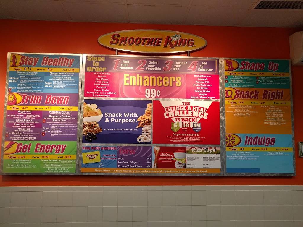 Smoothie King | restaurant | 1000 S Clearview Pkwy #1004, Harahan, LA 70123, USA | 5047341442 OR +1 504-734-1442