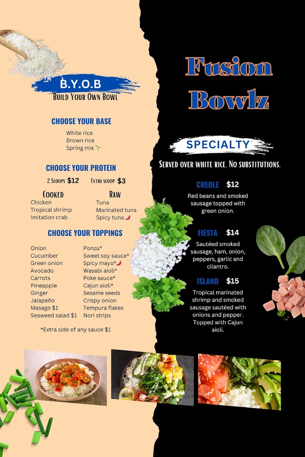 Fusion Bowlz Food Truck | restaurant | 3555 Centre Cir Suite A&B, Fort Mill, SC 29715, USA | 8033027300 OR +1 803-302-7300