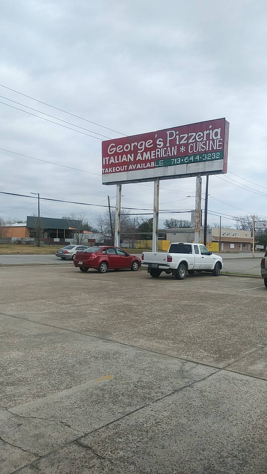 Georges Italian Pizzaria | restaurant | 7430 Park Pl Blvd, Houston, TX 77087, USA | 7136443223 OR +1 713-644-3223