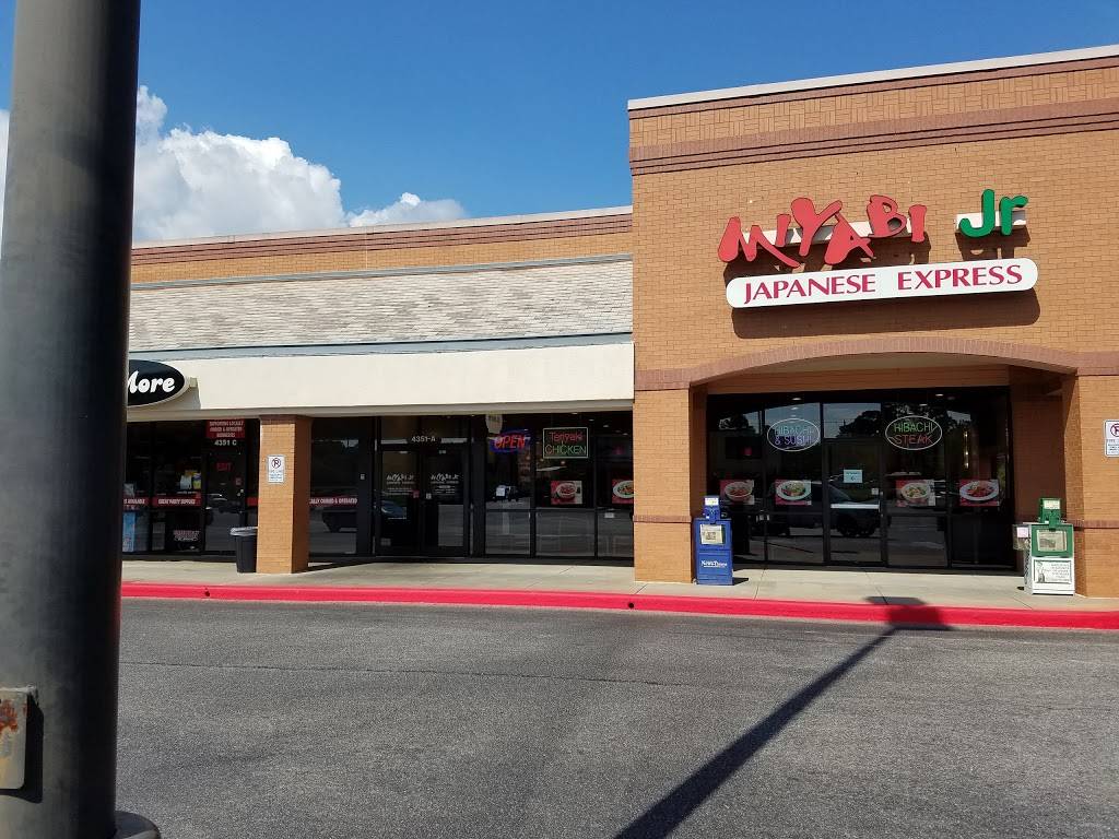 Miyabi Jr | restaurant | 4351 Washington Rd A, Evans, GA 30809, USA | 7064326227 OR +1 706-432-6227
