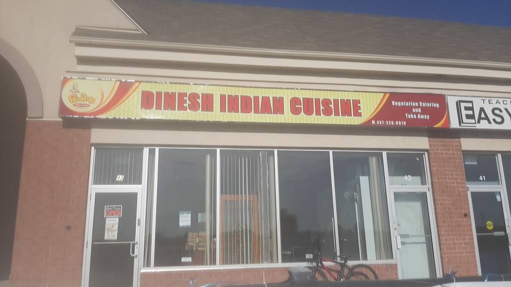 Dinesh Indian Cuisine | restaurant | 43-8887 The Gore Rd, Brampton, ON L6P 0B7, Canada | 4372260919 OR +1 437-226-0919