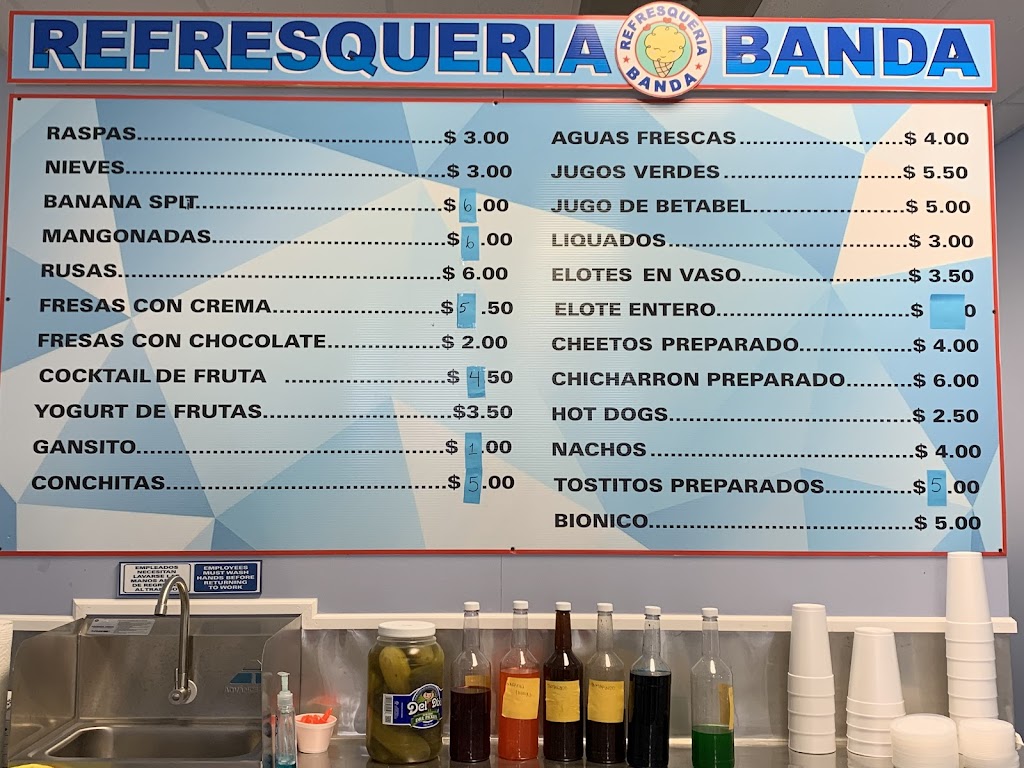 Refresqueria Banda | restaurant | 1201 E Airtex Dr, Houston, TX 77073, USA | 7134379090 OR +1 713-437-9090