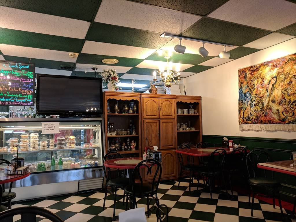 Romas Cafe | restaurant | 10515 York Rd, Cockeysville, MD 21030, USA | 4106286565 OR +1 410-628-6565