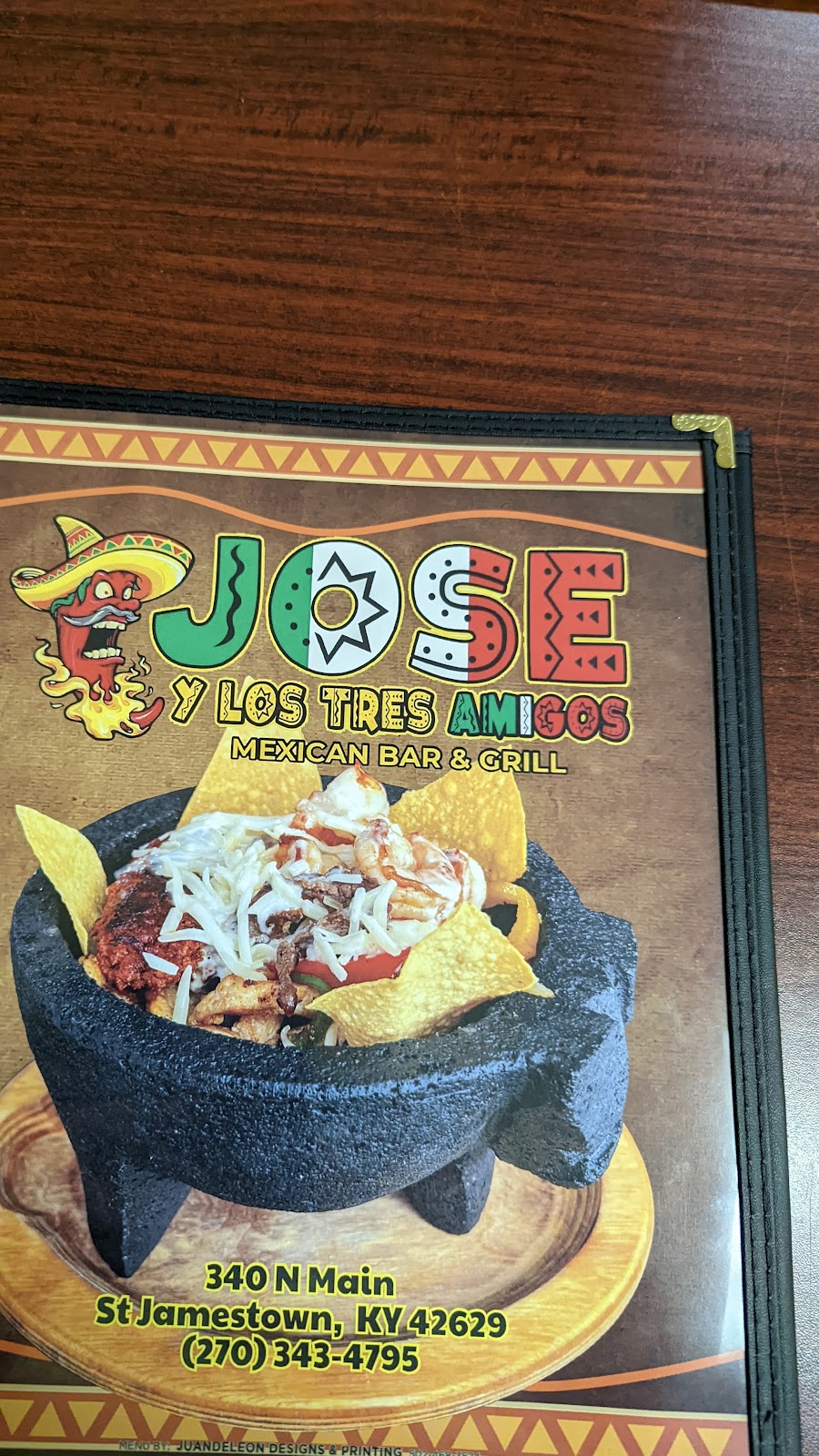 Jose y Los Tres Amigos Mexican Bar & Grill | restaurant | 340 N Main St, Jamestown, KY 42629, USA | 2703434795 OR +1 270-343-4795