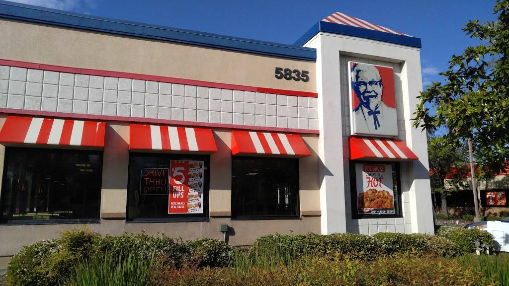 KFC | restaurant | 5835 Madison Ave, Sacramento, CA 95841, USA | 9163446755 OR +1 916-344-6755