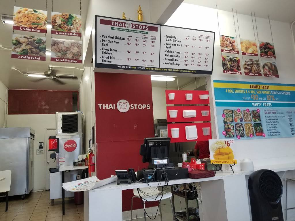Thai Stops | restaurant | 15607 Nordhoff St, North Hills, CA 91343, USA | 8188928899 OR +1 818-892-8899