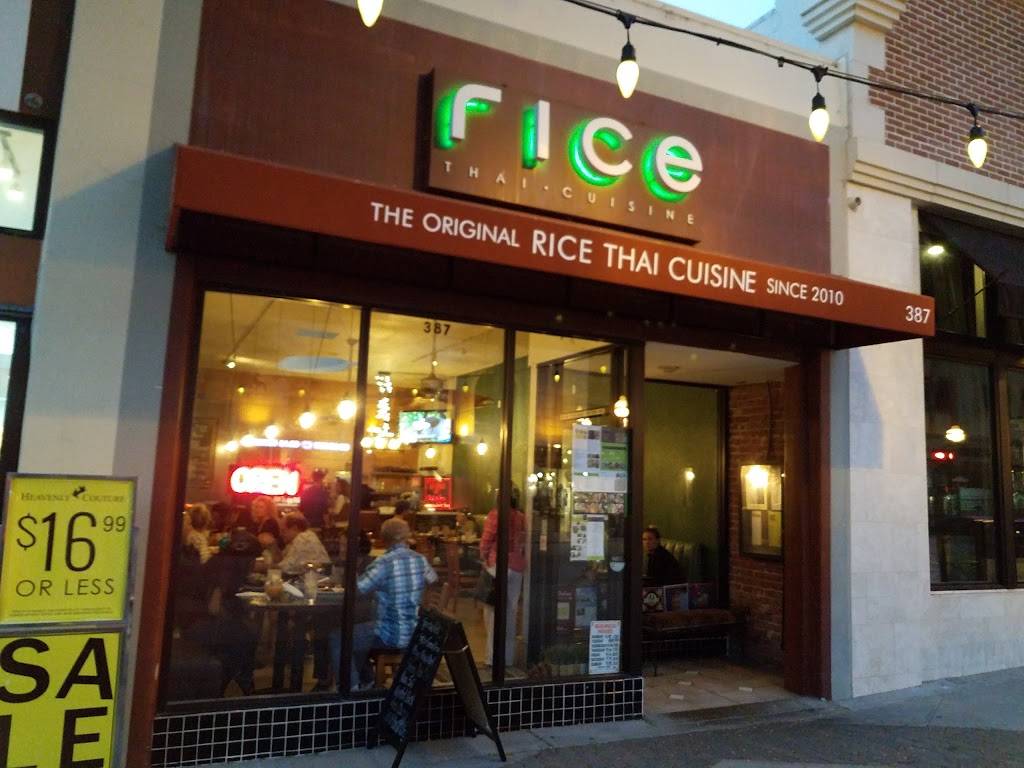 Rice Thai Cuisine | restaurant | 387 E Main St, Ventura, CA 93001, USA | 8056413573 OR +1 805-641-3573