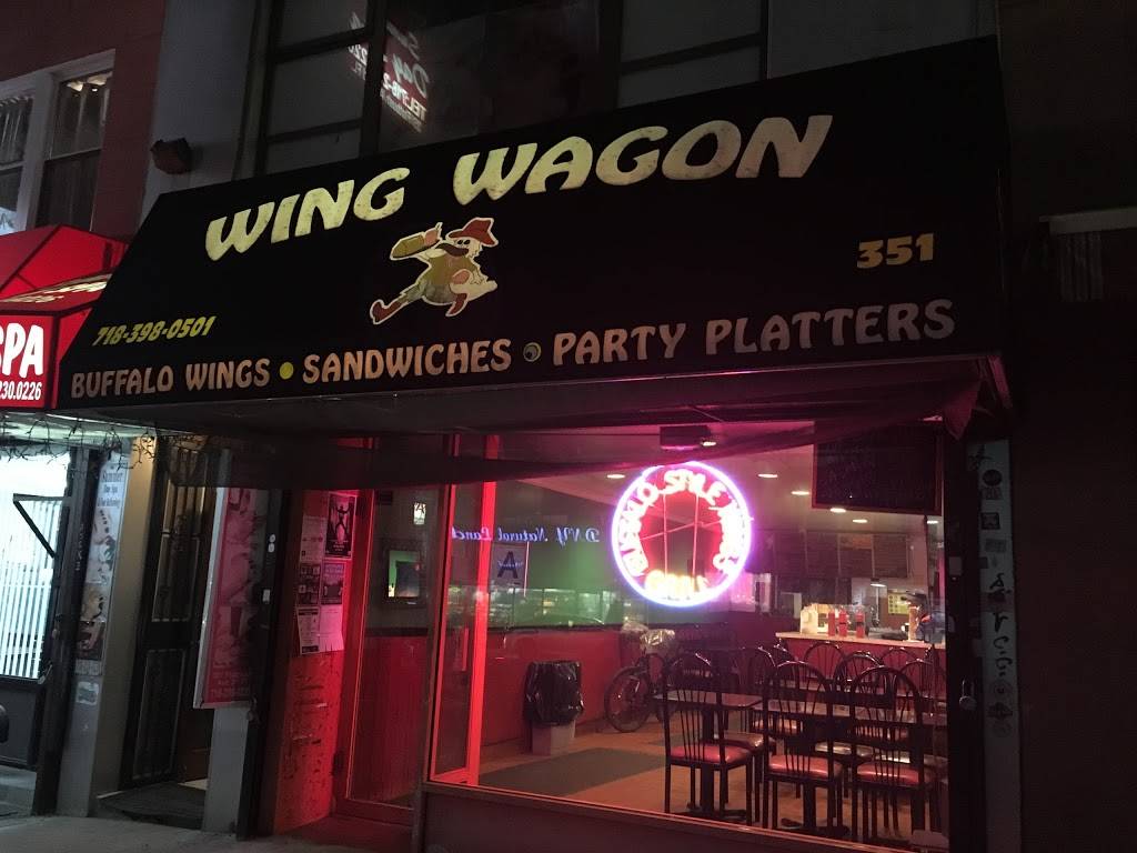 Wing Wagon | restaurant | 351 Flatbush Ave, Brooklyn, NY 11238, USA | 7183980501 OR +1 718-398-0501