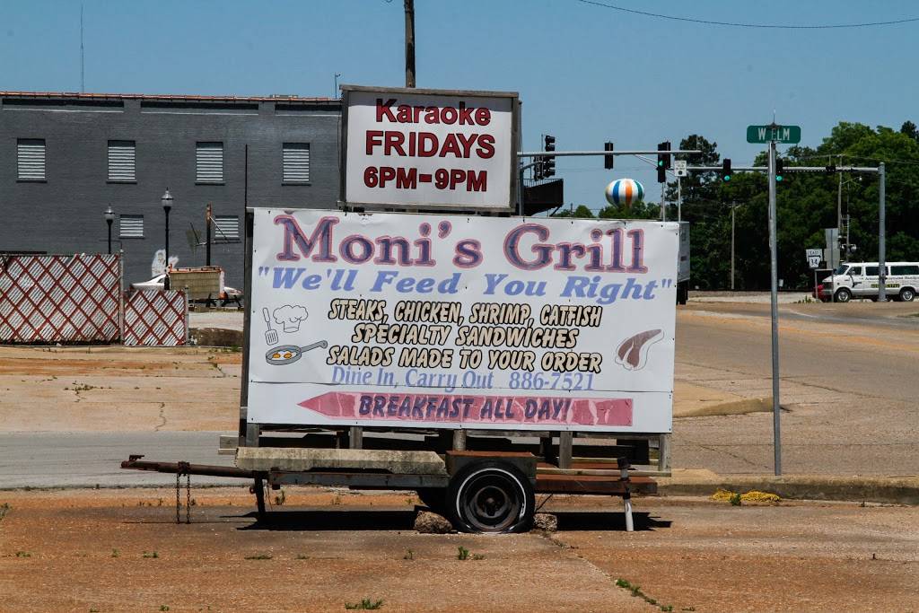 Monis Grill | restaurant | 115 W Elm St, Walnut Ridge, AR 72476, USA | 8708867521 OR +1 870-886-7521