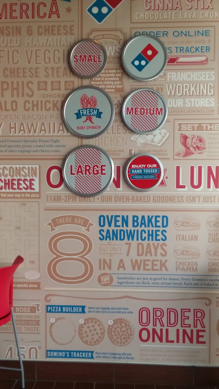 Dominos Pizza | meal delivery | 1003 High Point St, Randleman, NC 27317, USA | 3364953030 OR +1 336-495-3030