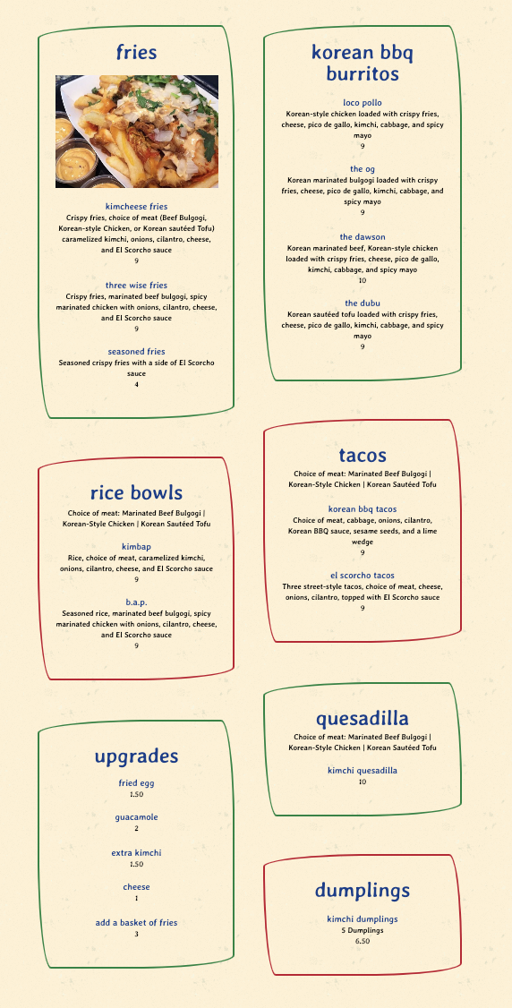 Coreanos | restaurant | 7038 UTSA Boulevard, San Antonio, TX 78249, USA | 9793834681 OR +1 979-383-4681