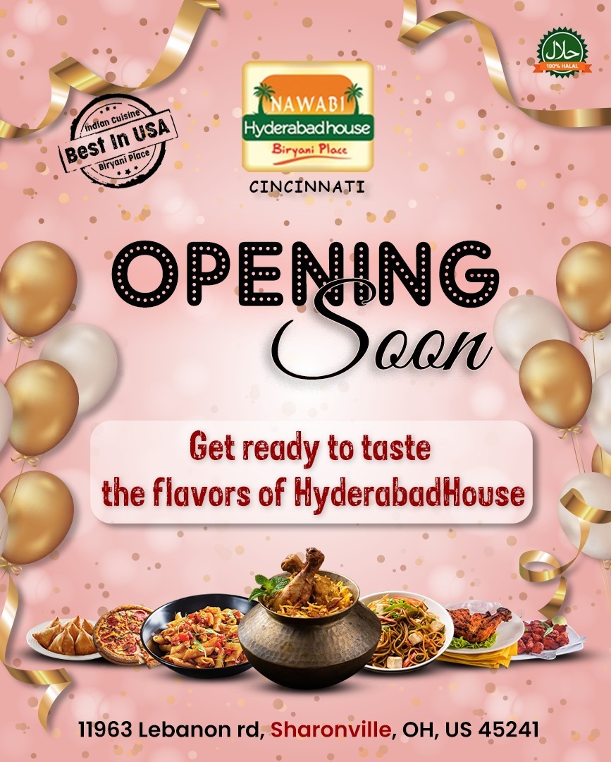 Hyderabad House Cincinnati | restaurant | 11963 Lebanon Rd, Sharonville, OH 45241, USA | 5139565678 OR +1 513-956-5678