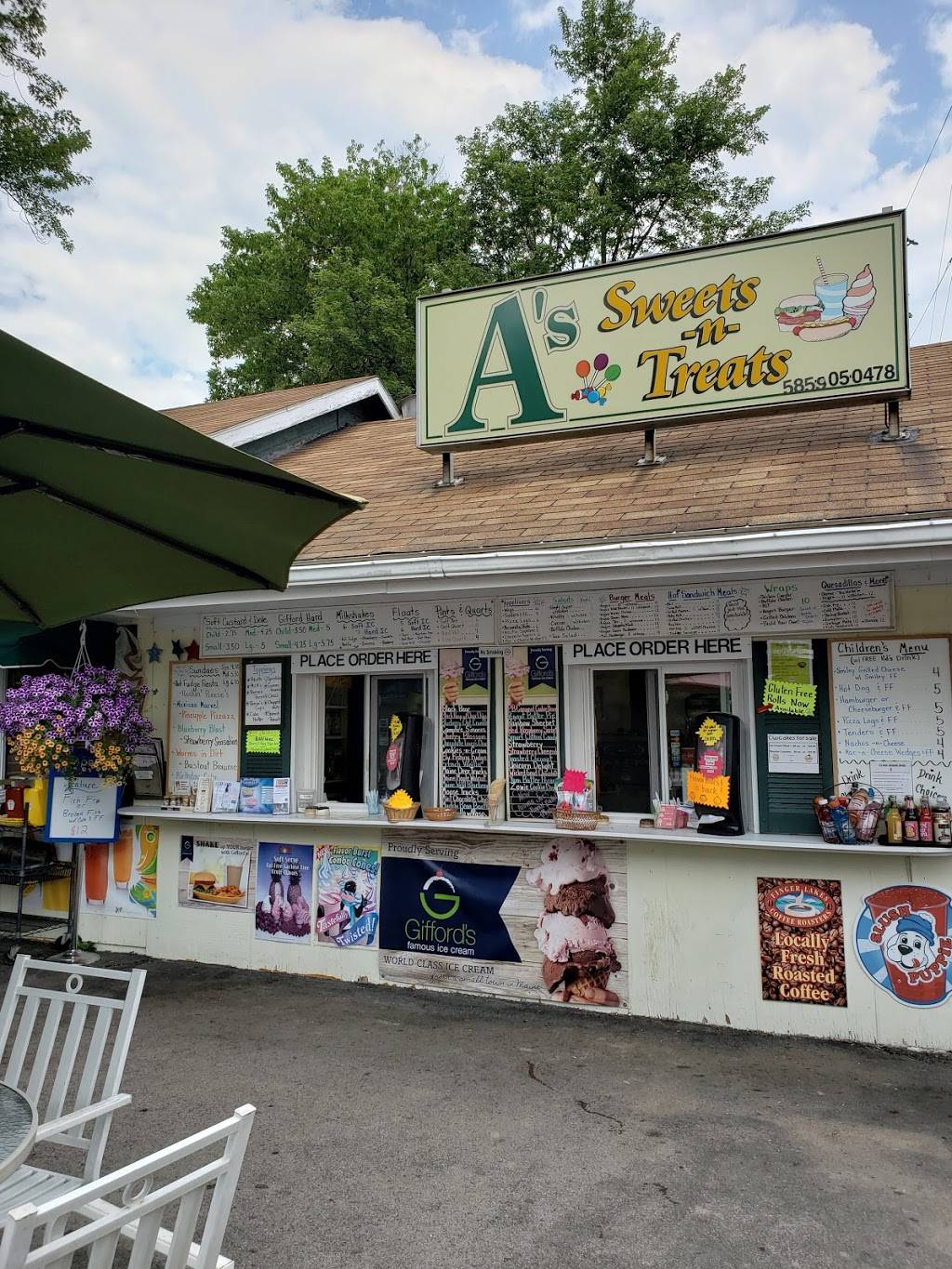 As Sweets & Treats | restaurant | 4233 NY-21, Canandaigua, NY 14424, USA | 5859050478 OR +1 585-905-0478