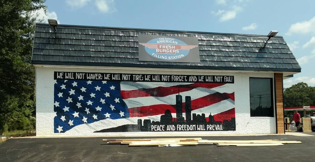 The Great American Filling Station | restaurant | 8701 E Brainerd Rd, Chattanooga, TN 37421, USA | 4236828721 OR +1 423-682-8721