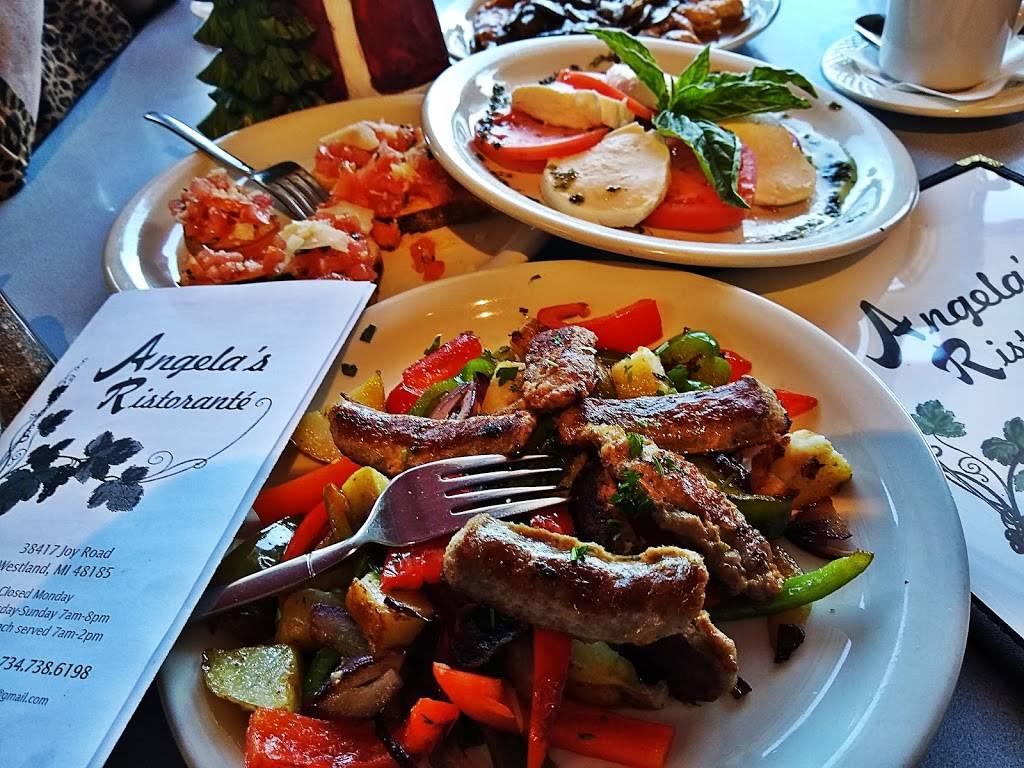 Angelas Ristorante | restaurant | 38417 Joy Rd, Westland, MI 48185, USA | 7347386198 OR +1 734-738-6198