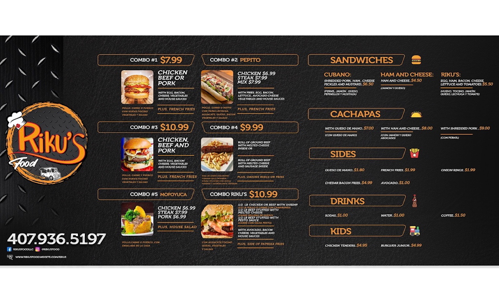 rikus food | restaurant | 11205 S Orange Blossom Trail, Orlando, FL 32837, USA | 4079365197 OR +1 407-936-5197