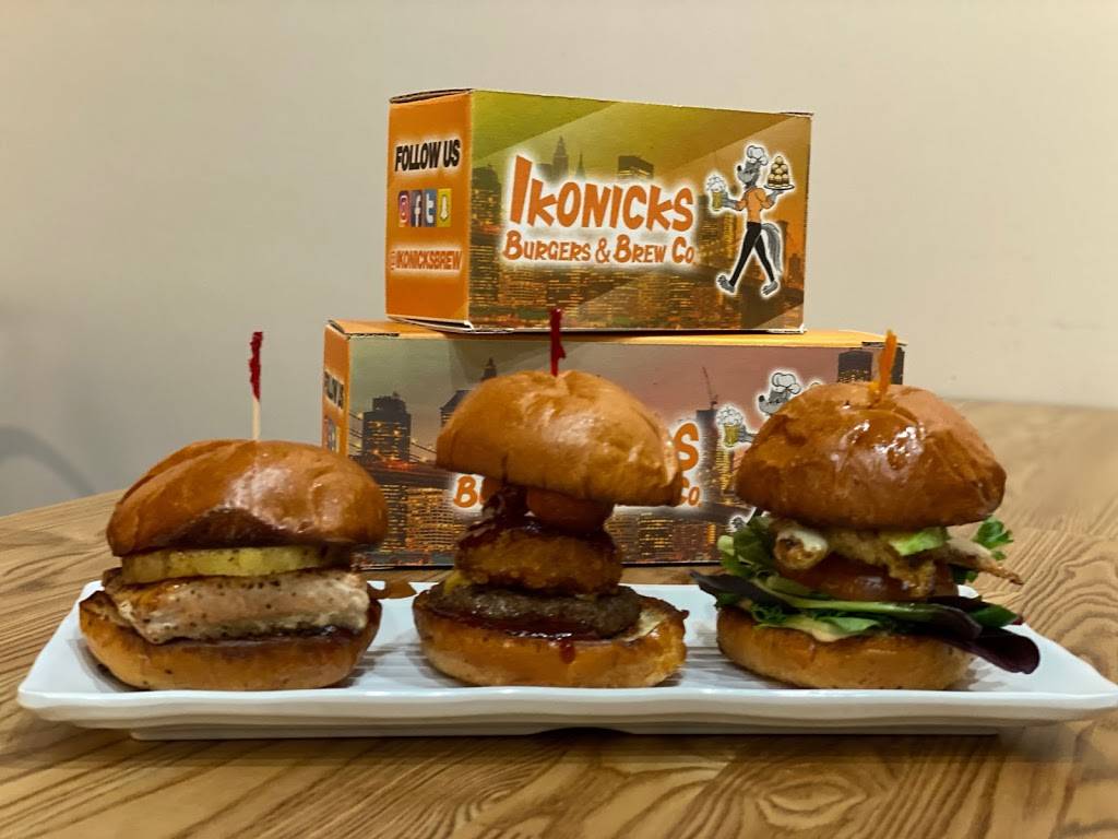Ikonicks Burgers & Brew Co. | restaurant | 406 S Myrtle Ave, Monrovia, CA 91016, USA | 6263584888 OR +1 626-358-4888