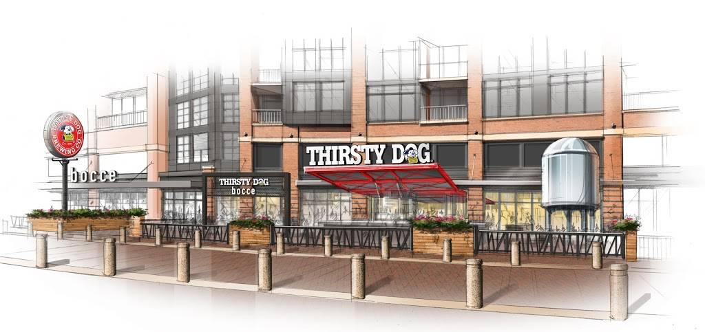 Thirsty Dog East Bank | restaurant | 1085 Old River Rd, Cleveland, OH 44113, USA | 2165231501 OR +1 216-523-1501