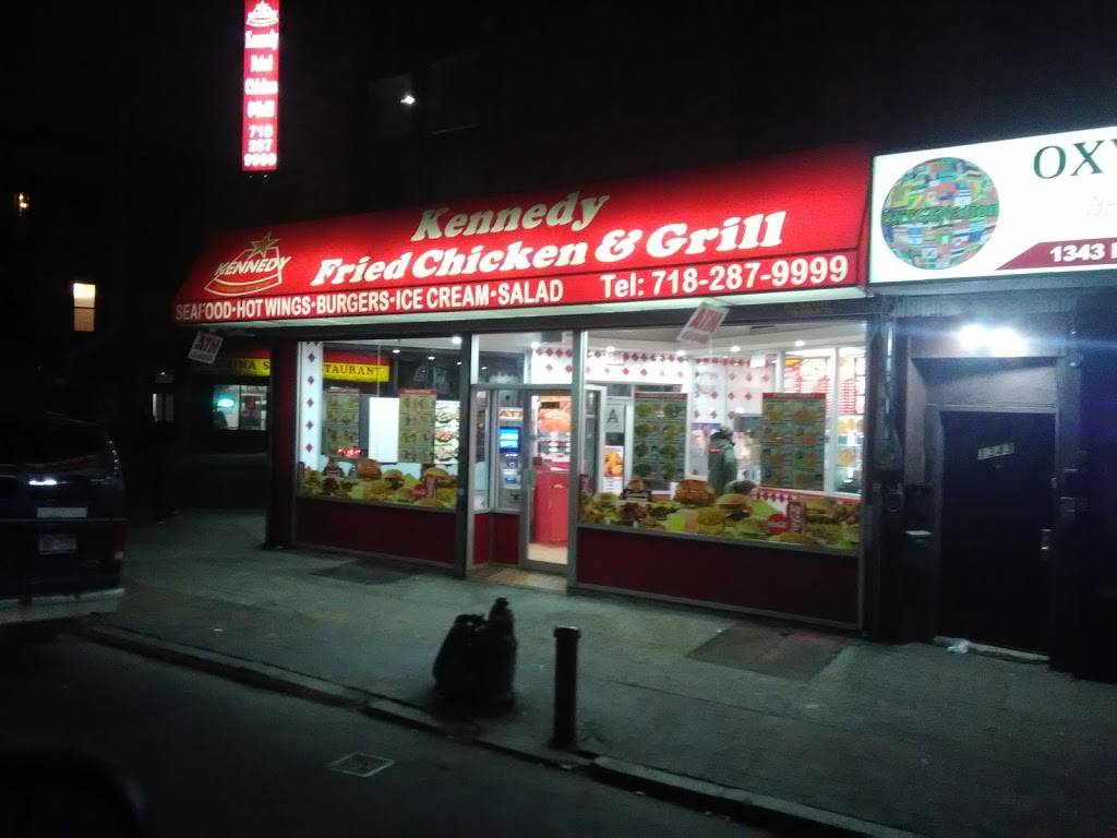 Kennedy Fried Chicken | restaurant | 1341 Flatbush Ave, Brooklyn, NY 11210, USA | 7182879999 OR +1 718-287-9999