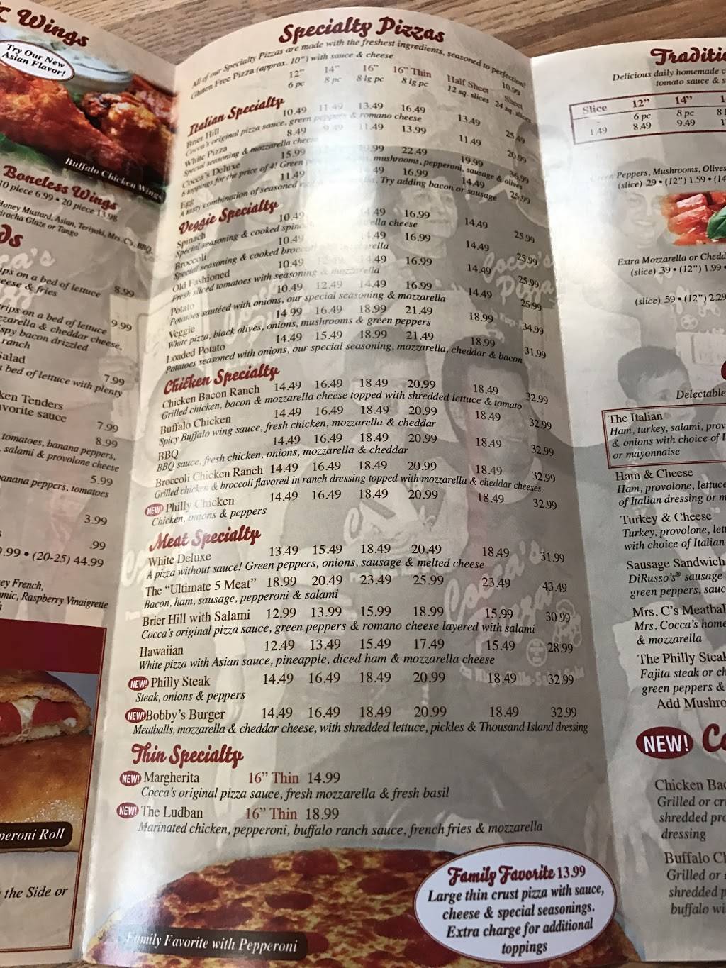 Coccas Pizza | restaurant | 1494 W Liberty St, Hubbard, OH 44425, USA | 3307598333 OR +1 330-759-8333