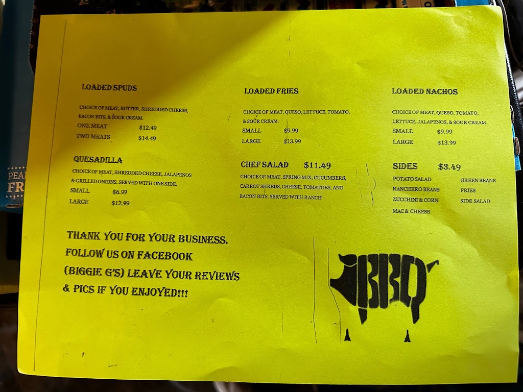Biggie Gs | restaurant | 708 S Lynn Ave, Lamesa, TX 79331, USA | 8068728777 OR +1 806-872-8777