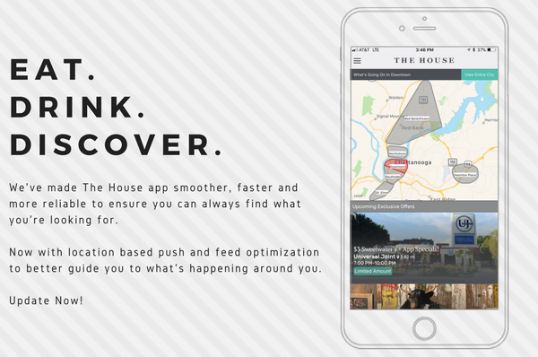 The House | restaurant | 800 Market St #200, Chattanooga, TN 37402, USA | 4237082232 OR +1 423-708-2232