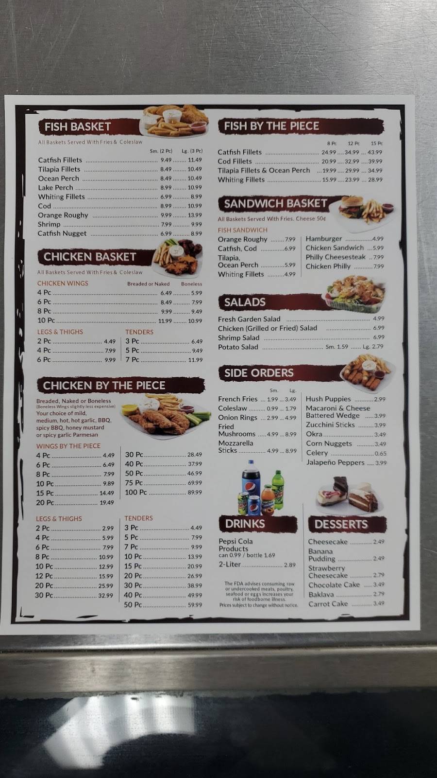 MORAINE FISH & CHICKEN | restaurant | 2917 Linden Ave, Dayton, OH 45410, USA | 9379910009 OR +1 937-991-0009