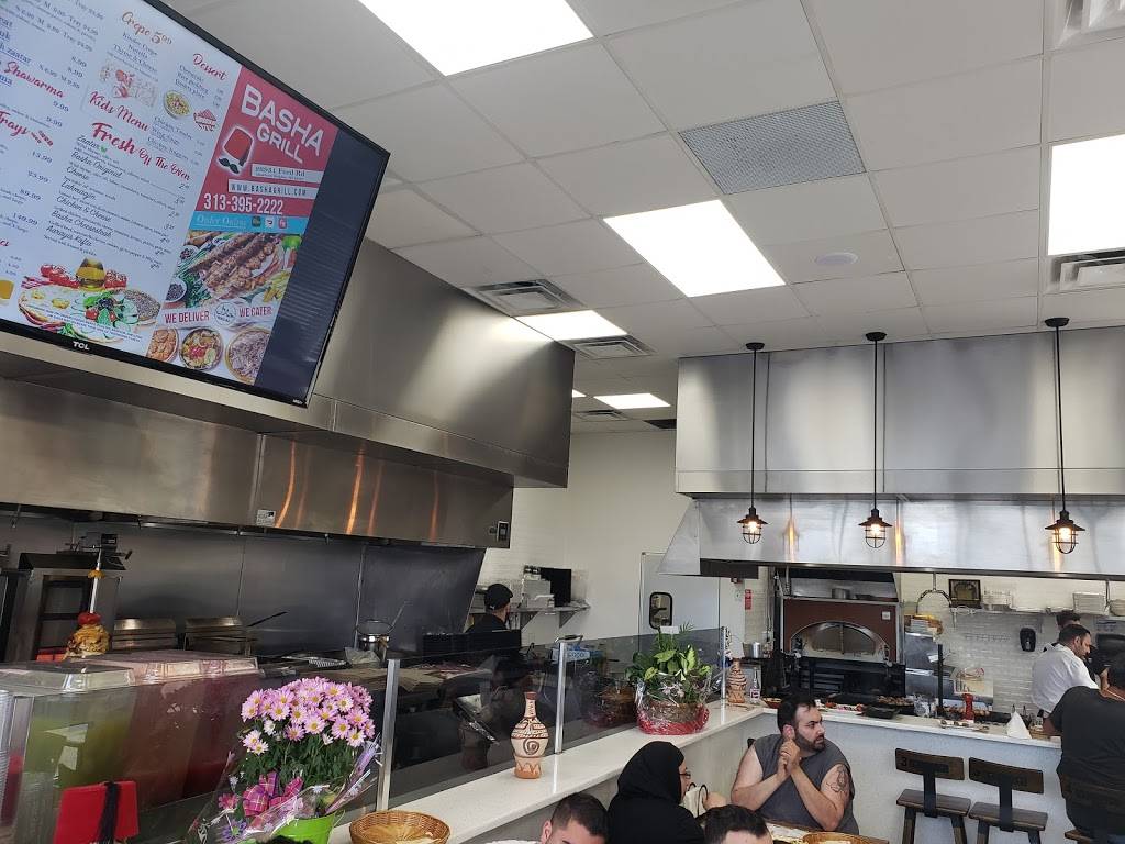 Basha Grill | restaurant | 26951 Ford Rd, Dearborn Heights, MI 48127, USA | 3133952222 OR +1 313-395-2222