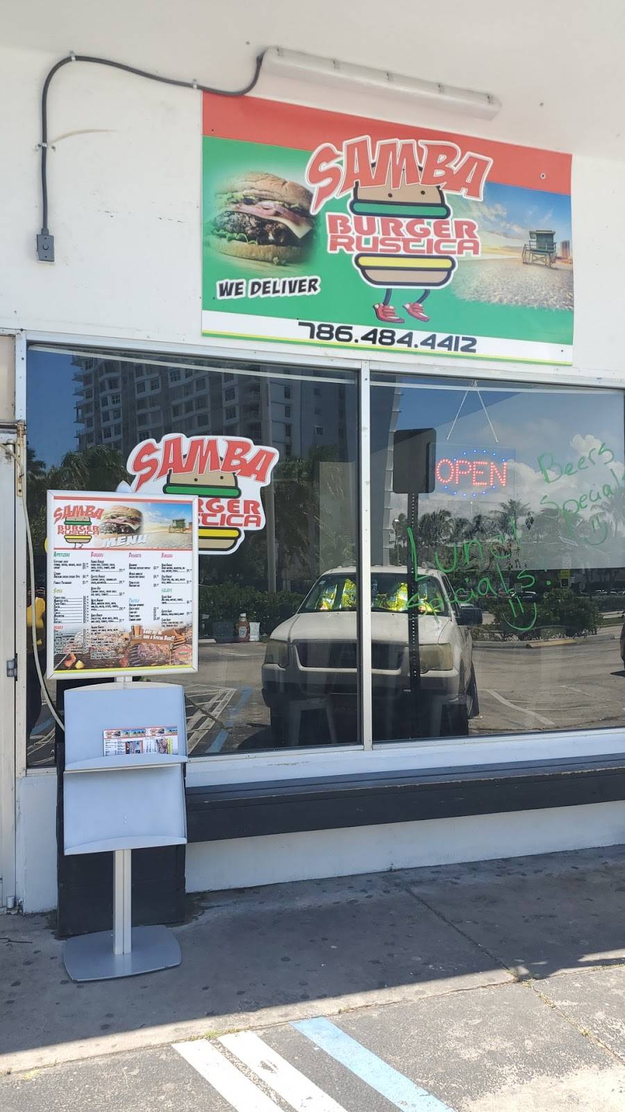 Samba Burger Rustica | restaurant | 1884 79th Street Causeway, North Bay Village, FL 33141, USA | 7864844412 OR +1 786-484-4412