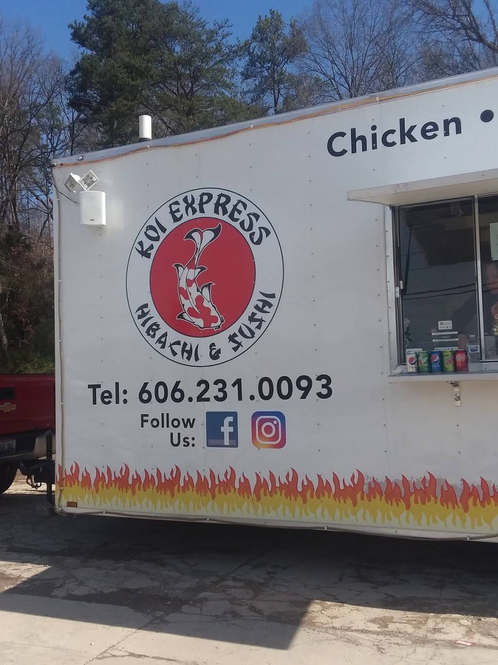 Koi Express Food truck | meal takeaway | 1224 N Main St, London, KY 40741, USA | 6062310093 OR +1 606-231-0093