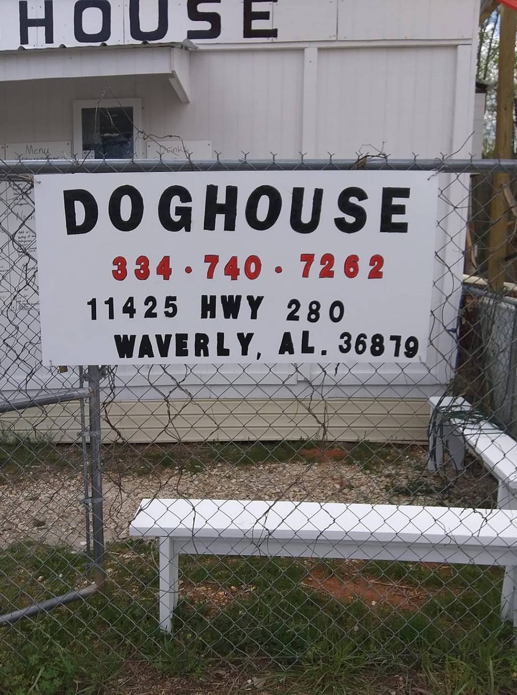 Doghouse Chillidogs | restaurant | 11425 U.S. Hwy 280 W, Waverly, AL 36879, USA | 3347407262 OR +1 334-740-7262