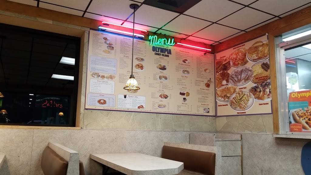 Olympia Coney Island | restaurant | 15425 W McNichols Rd, Detroit, MI 48235, USA | 3132739100 OR +1 313-273-9100