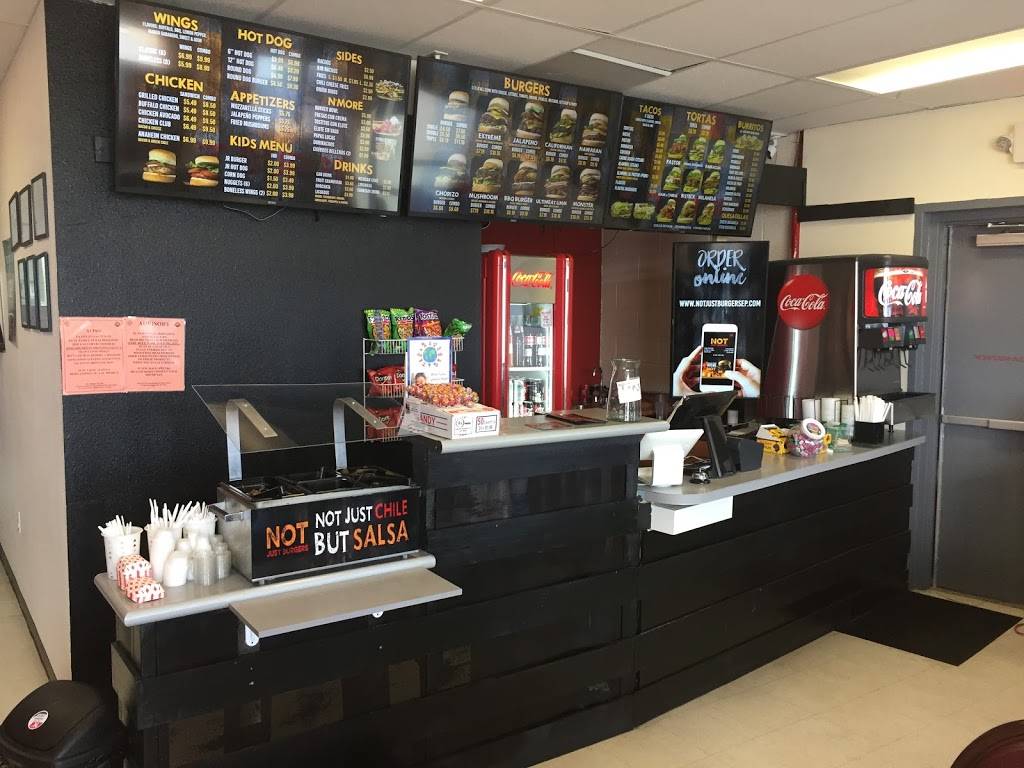 Not Just Burgers | restaurant | 11720 Montana Ave A6, El Paso, TX 79936, USA | 9153134034 OR +1 915-313-4034