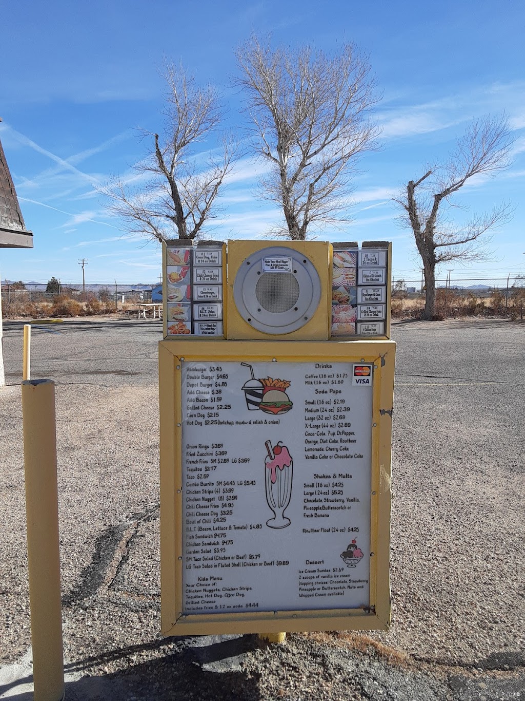 Burger Depot | restaurant | 31337 CA-18, Lucerne Valley, CA 92356, USA | 7602486576 OR +1 760-248-6576