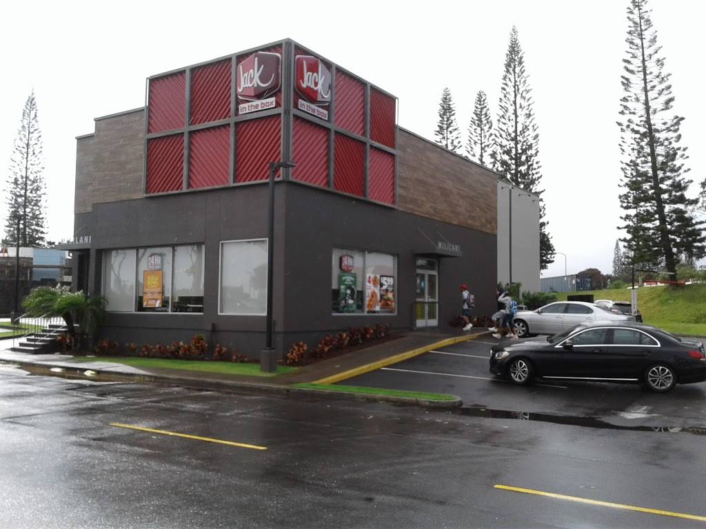 Jack in the Box | restaurant | 95-1249 Meheula Pkwy, Mililani, HI 96789, USA | 8086252811 OR +1 808-625-2811