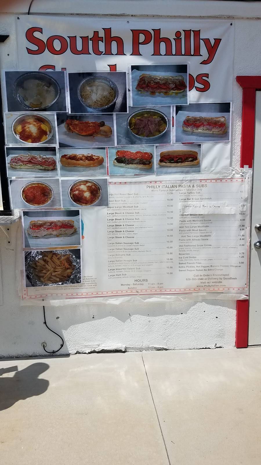 Philly Italian Pastas & Subs | restaurant | 2768 Asheville Hwy, Canton, NC 28716, USA | 8285933580 OR +1 828-593-3580