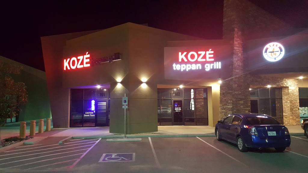 Koze | restaurant | 2204 Joe Battle Blvd, El Paso, TX 79938, USA | 9158561288 OR +1 915-856-1288