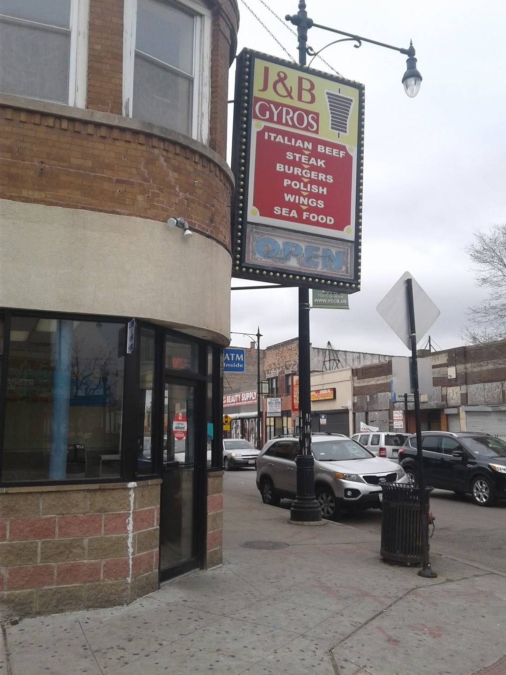 J & B Gyros | meal takeaway | 733 W 79th St, Chicago, IL 60620, USA | 7737235855 OR +1 773-723-5855