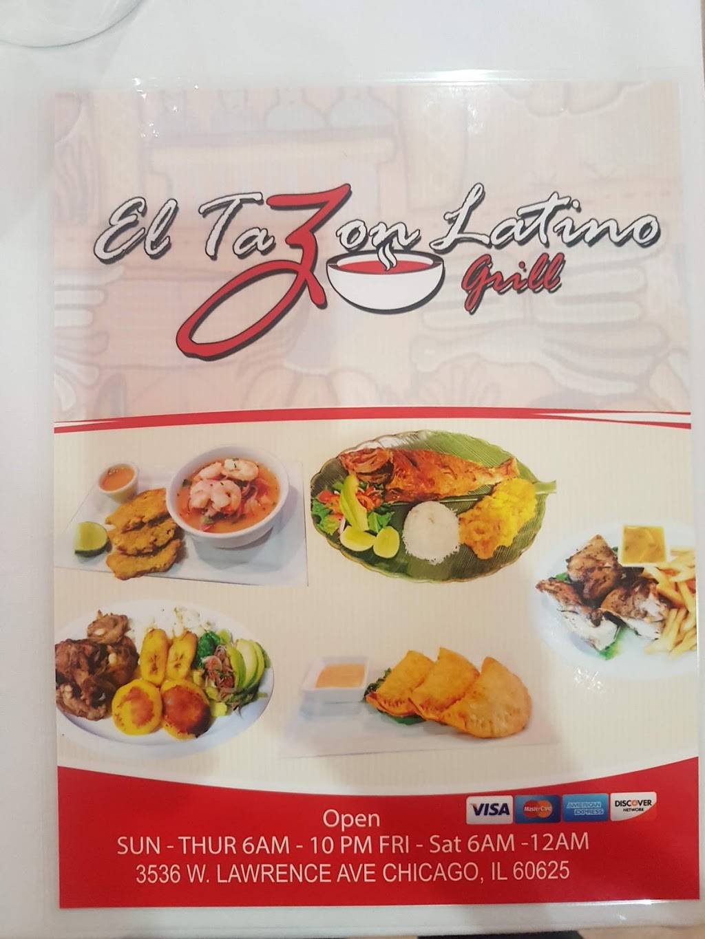 EL TAZON LATINO GRILL | restaurant | 3536 W Lawrence Ave, Chicago, IL 60625, USA | 7737547315 OR +1 773-754-7315