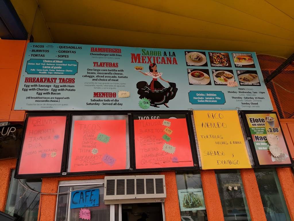 Sabor a la Mexicana | restaurant | 930 E 8th St, Dallas, TX 75203, USA | 2145799080 OR +1 214-579-9080