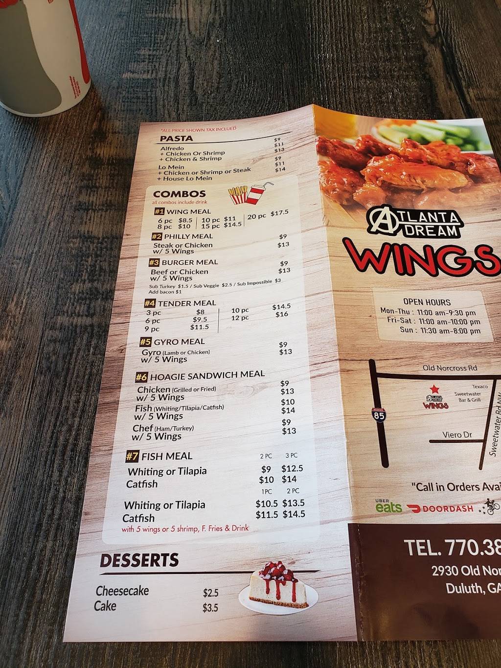 Atlanta Dream Wings Norcross | restaurant | 2930 Old Norcross Rd Suite 800, Duluth, GA 30096, USA | 7703803008 OR +1 770-380-3008
