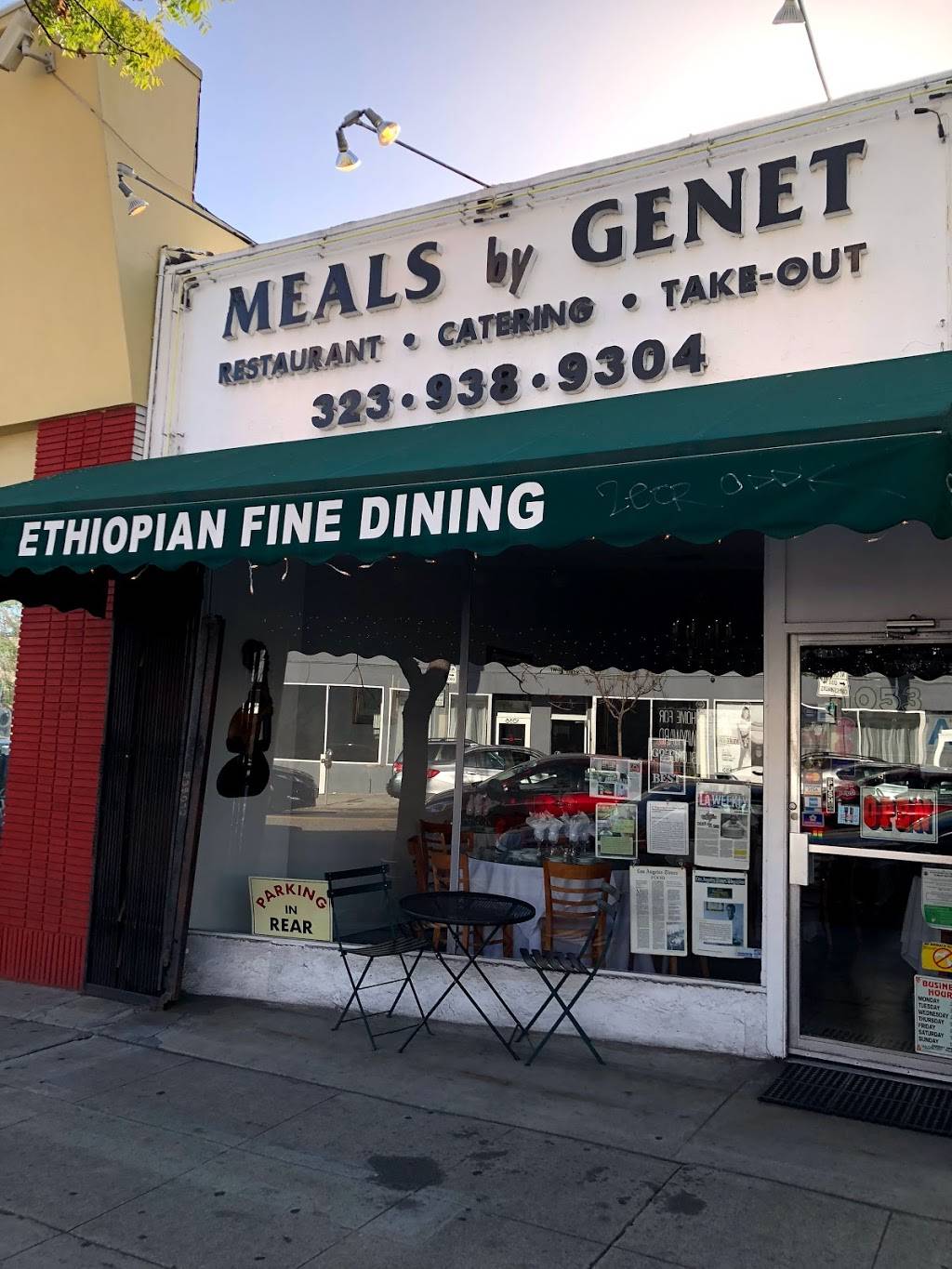 Meals By Genet | restaurant | 1053 S Fairfax Ave, Los Angeles, CA 90019, USA | 3239389304 OR +1 323-938-9304