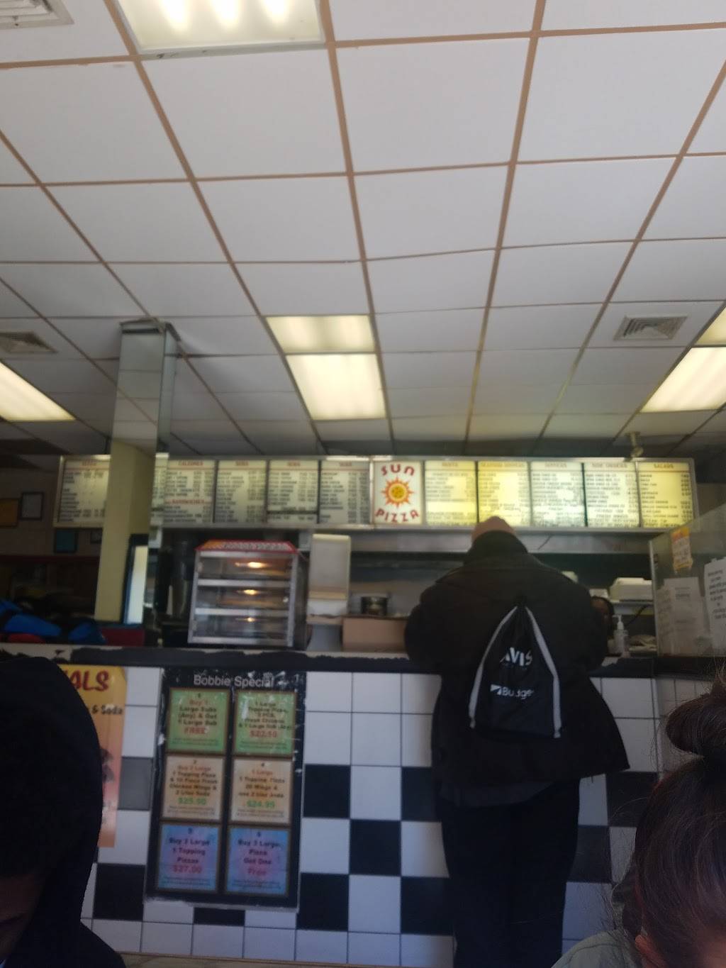 Sun Pizza | restaurant | 46 Washington St, Dorchester, MA 02121, USA | 6175411991 OR +1 617-541-1991