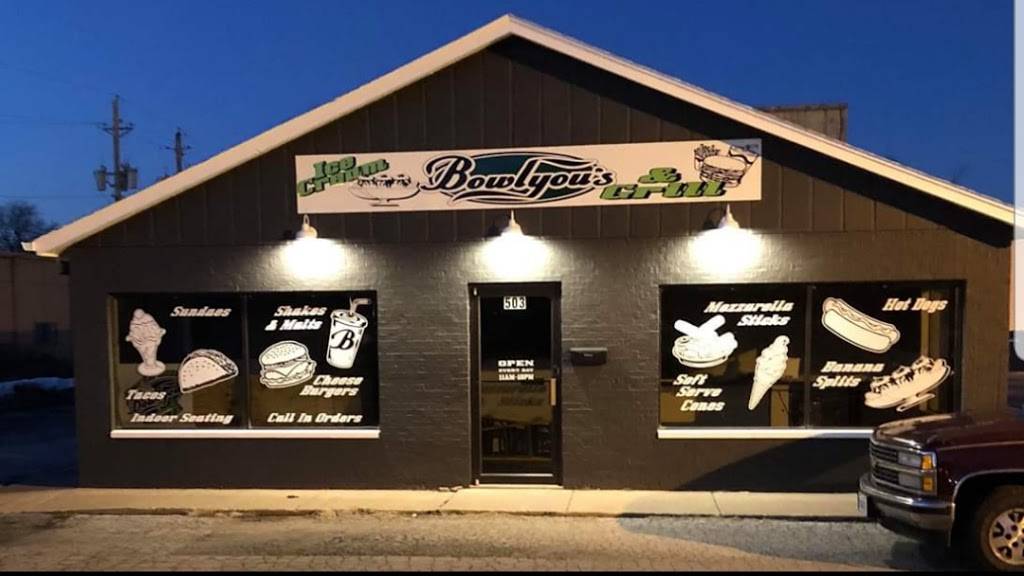 Bowlyous Ice Cream and Grill | restaurant | 503 W 10th Ave W, Milan, IL 61264, USA | 3095824372 OR +1 309-582-4372