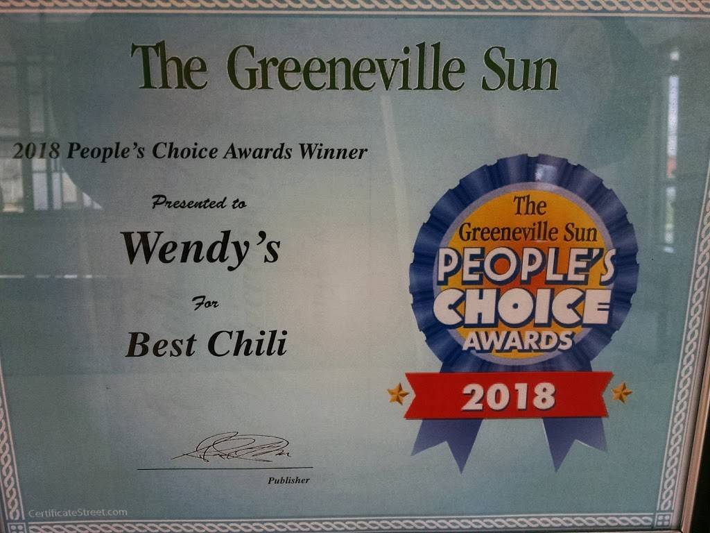 Wendys | restaurant | 1330 E Andrew Johnson Hwy, Greeneville, TN 37745, USA | 4236383531 OR +1 423-638-3531